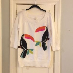 Kate Spade Toucan Slouchy Sweater